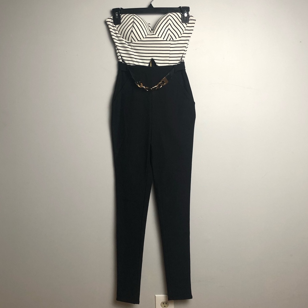 Black and White Jumpsuit